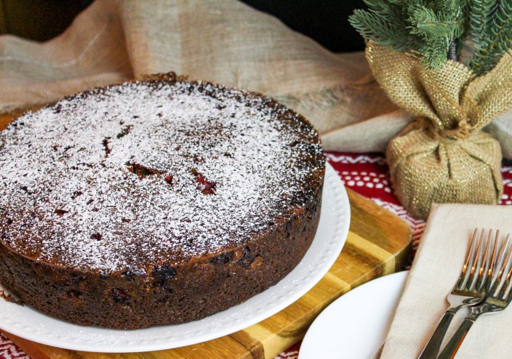 gingerbread cake on a plate