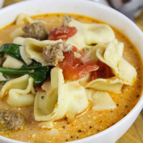 side photo of soup in white bowl