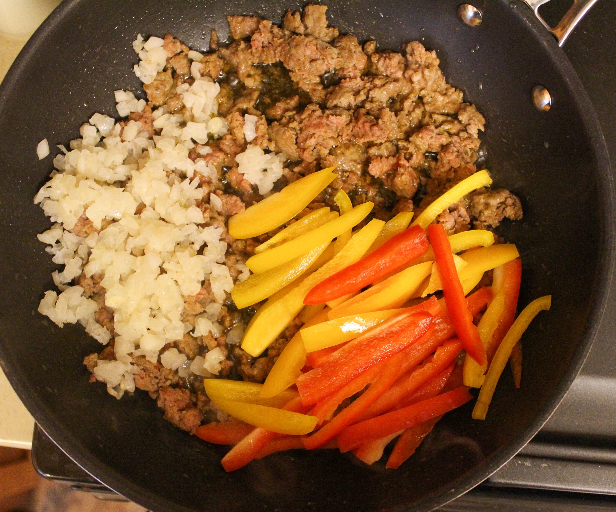 risotto ingredients prepped