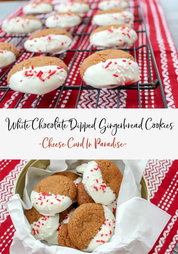 gingerbread cookies dipped in chocolate on a baking rack