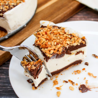 Slice of ice cream cake