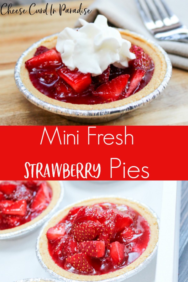 strawberry pie on a table with a fork
