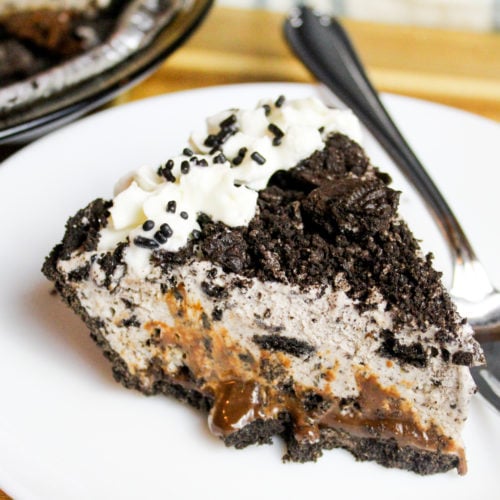 oreo pie in the pie pan
