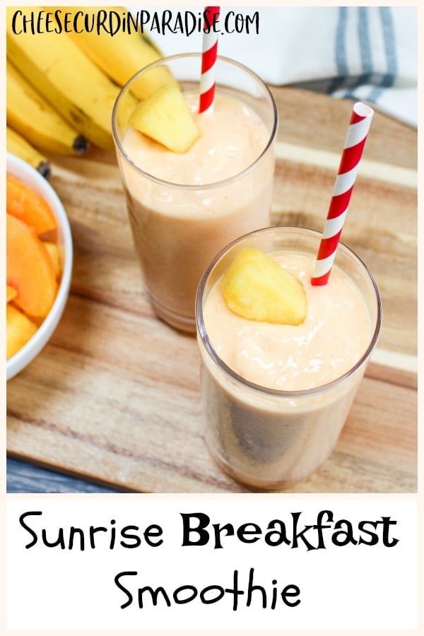 smoothies in a glass