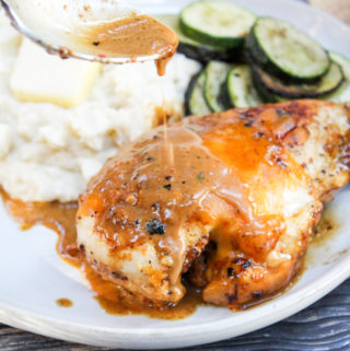 chicken plated