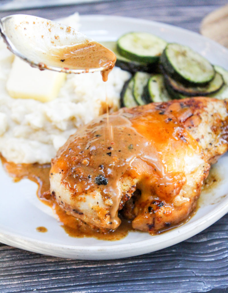 chicken plated