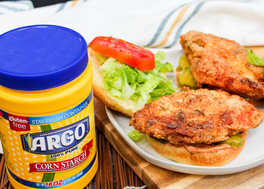 crispy chicken on a bun