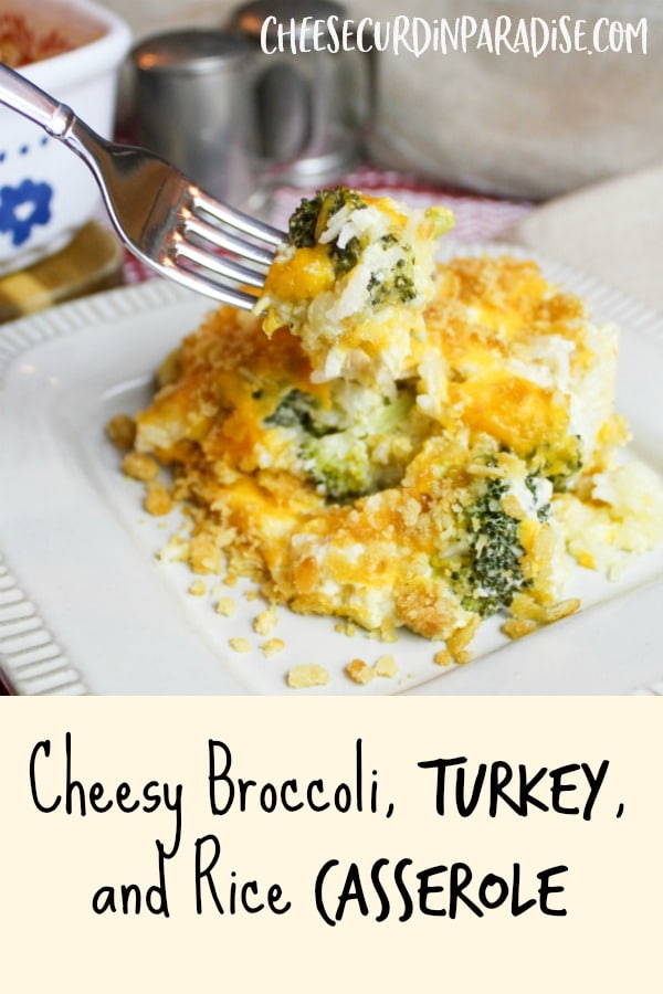 casserole on a plate with a fork