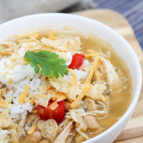 chili in a bowl