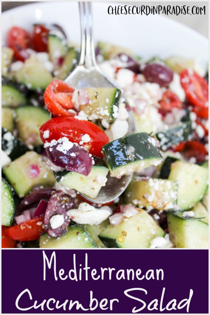 salad on a fork
