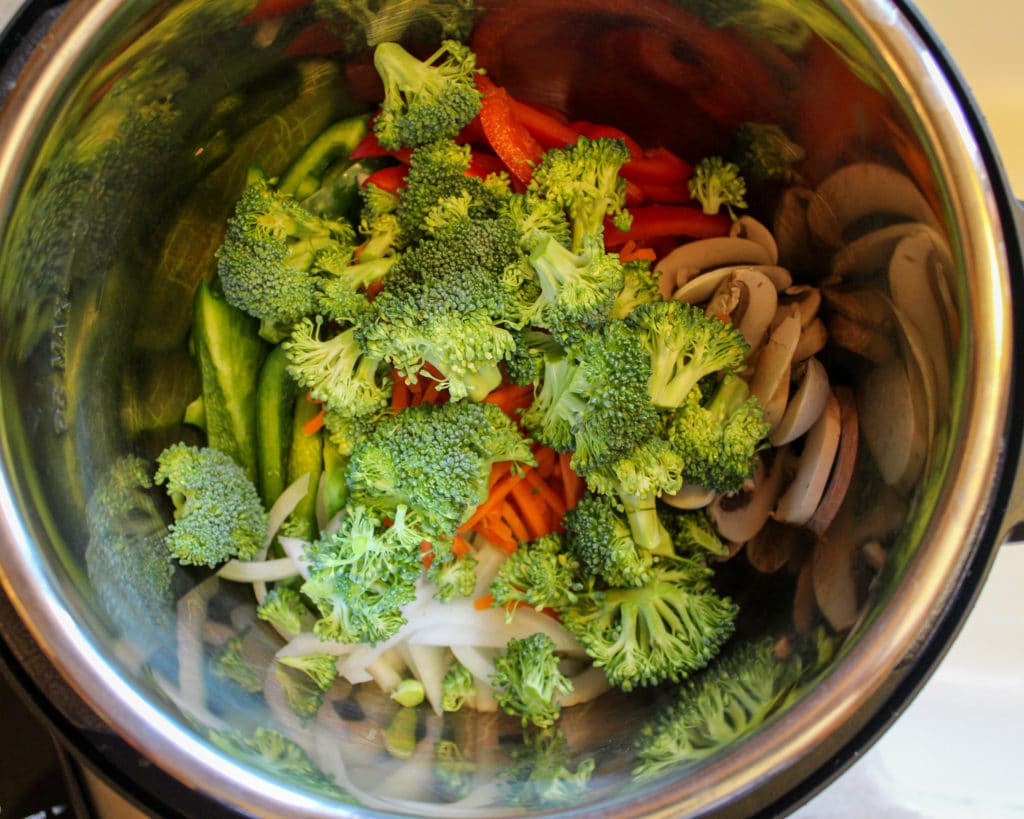 yellow curry process shot and ingredients