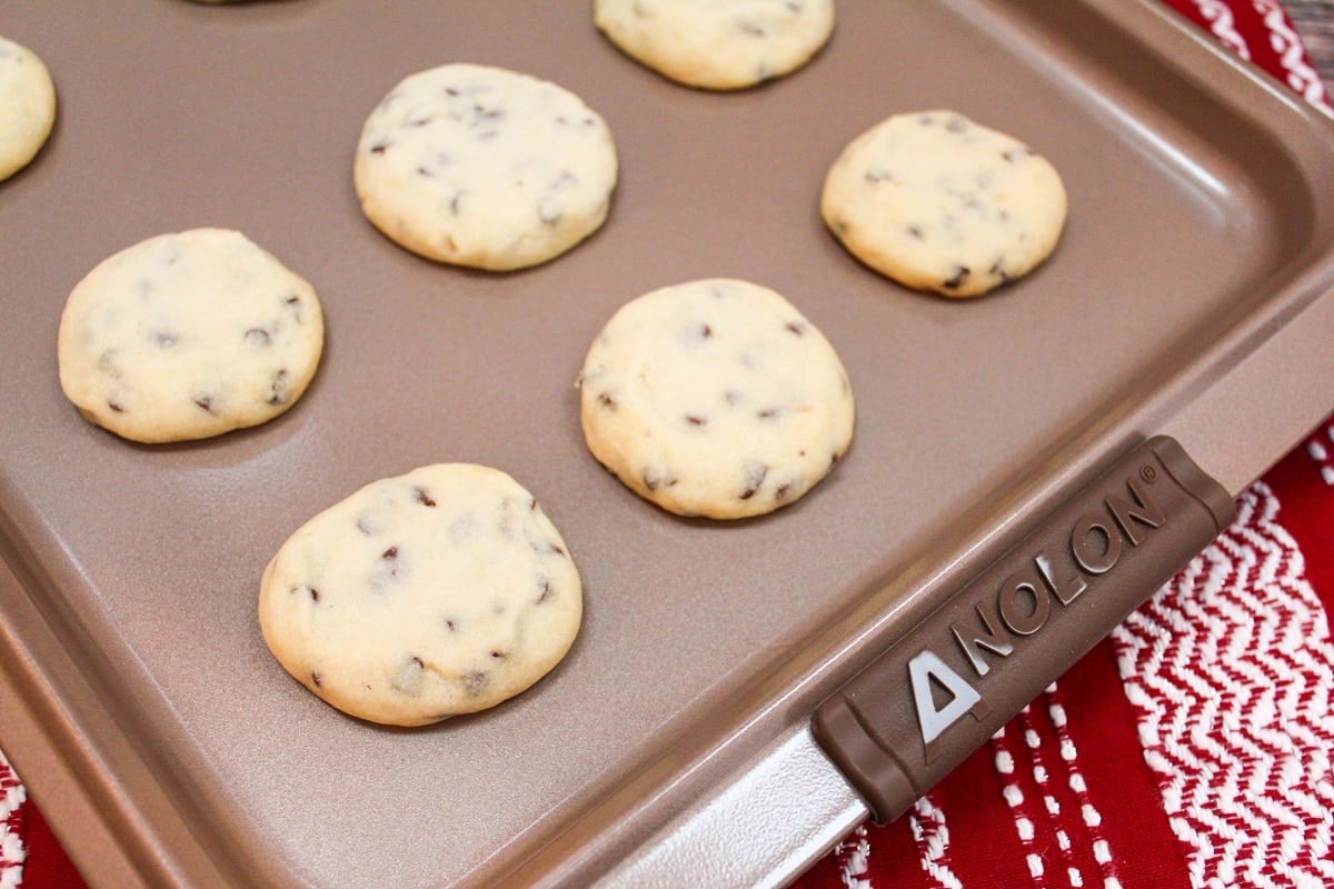 cookies on a sheet