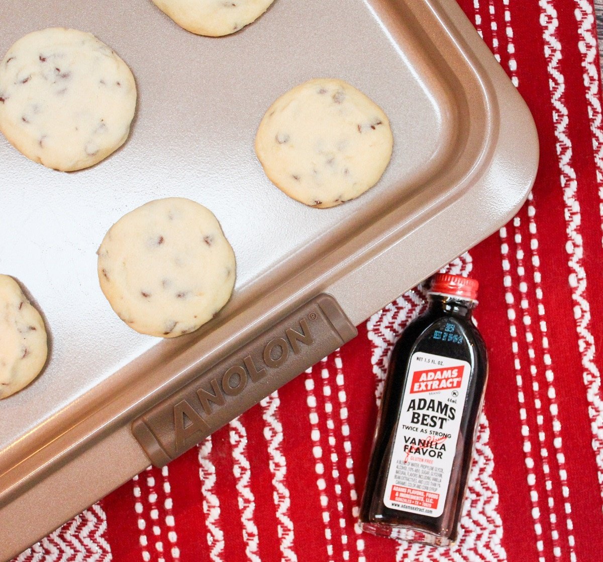 cookies on a sheet