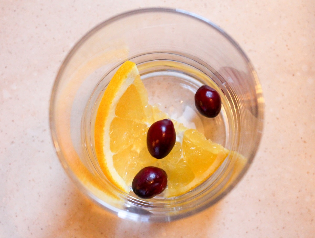 cranberry old fashion prep photos
