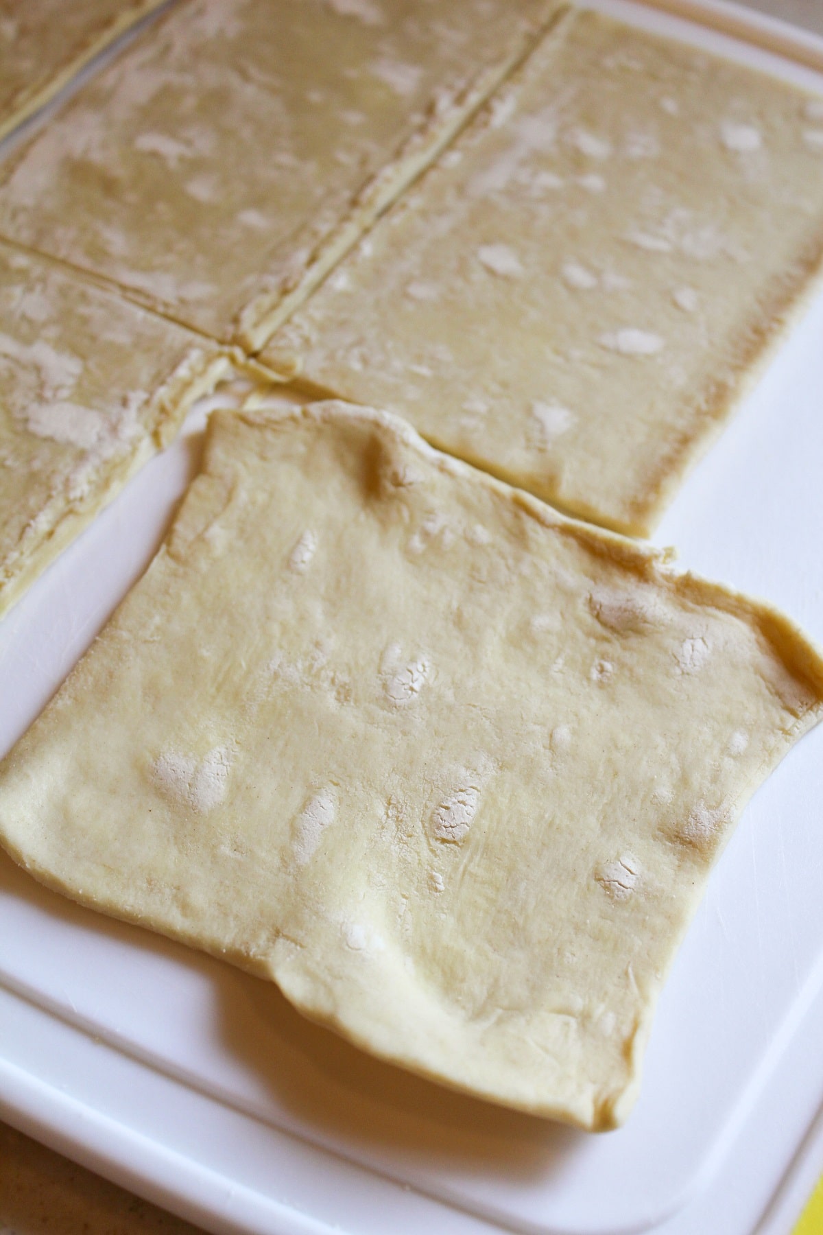 square of puff pastry